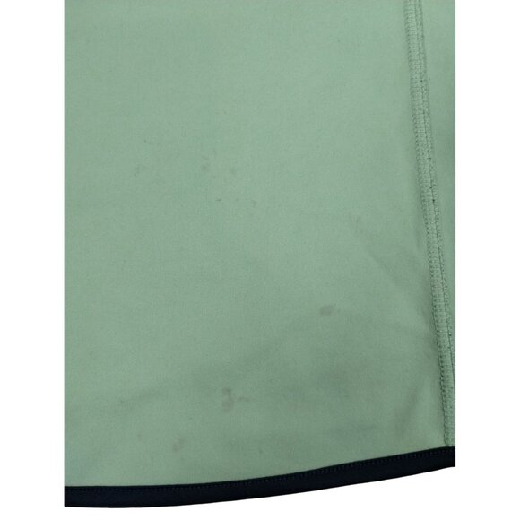 Womens M Mint Green Full Zip-Up Reflective Athletic Jacket With Pockets - Picture 9 of 11